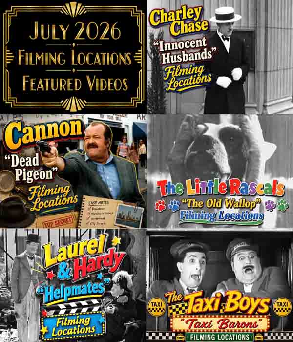 July 2026 featured filming location videos.