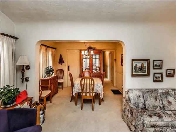 2024 view of 3404 Caroline Avenue in Culver City, filming location for the Laurel and Hardy movie Big Business.