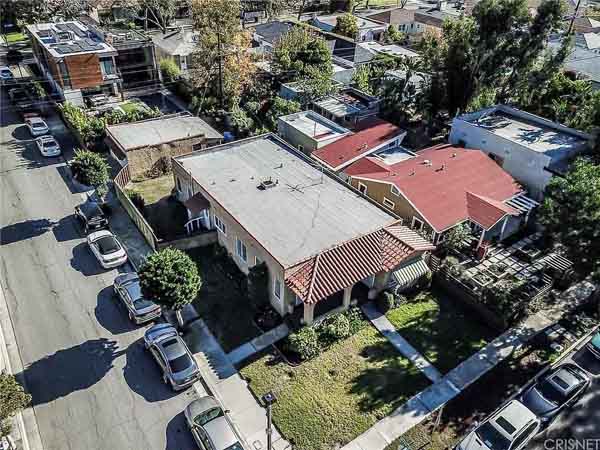 2024 view of 3404 Caroline Avenue in Culver City, filming location for the Laurel and Hardy movie Big Business.