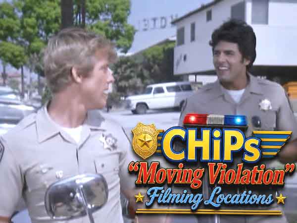 Filming locations from the episode Moving Violation from the TV series CHiPs.