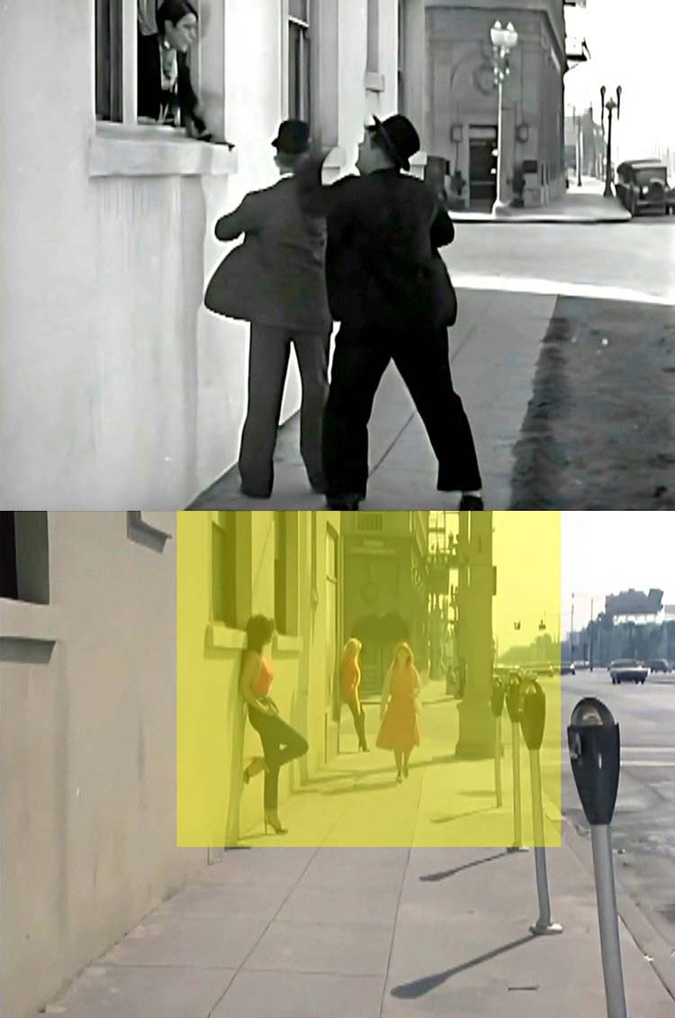 Filming location from the episode Angels On The Street from the TV series Charlie's Angels.