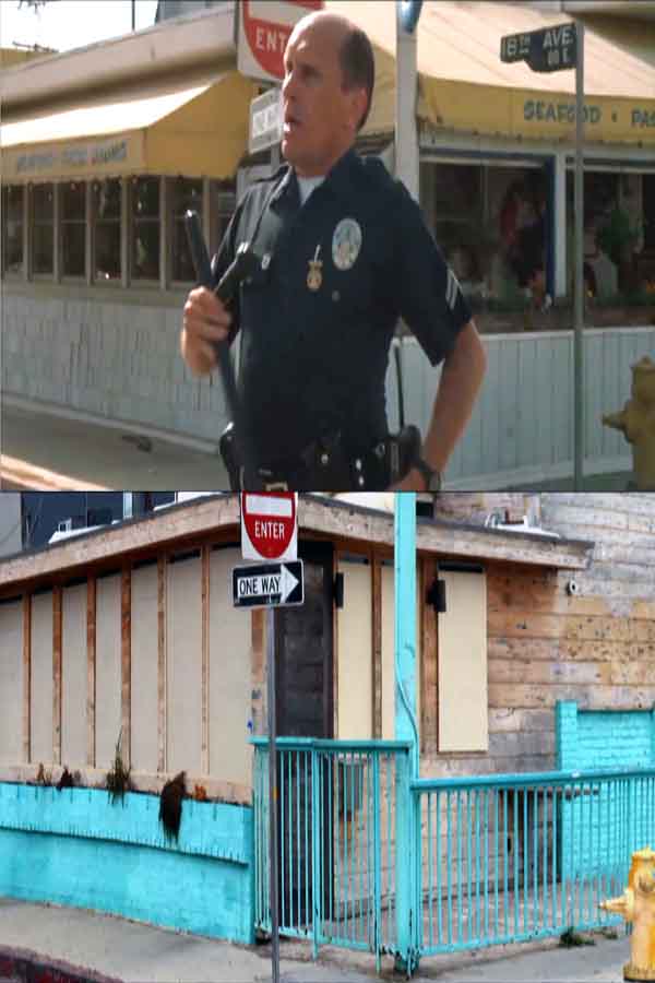 Filming location then and now from the 1988 movie Colors.