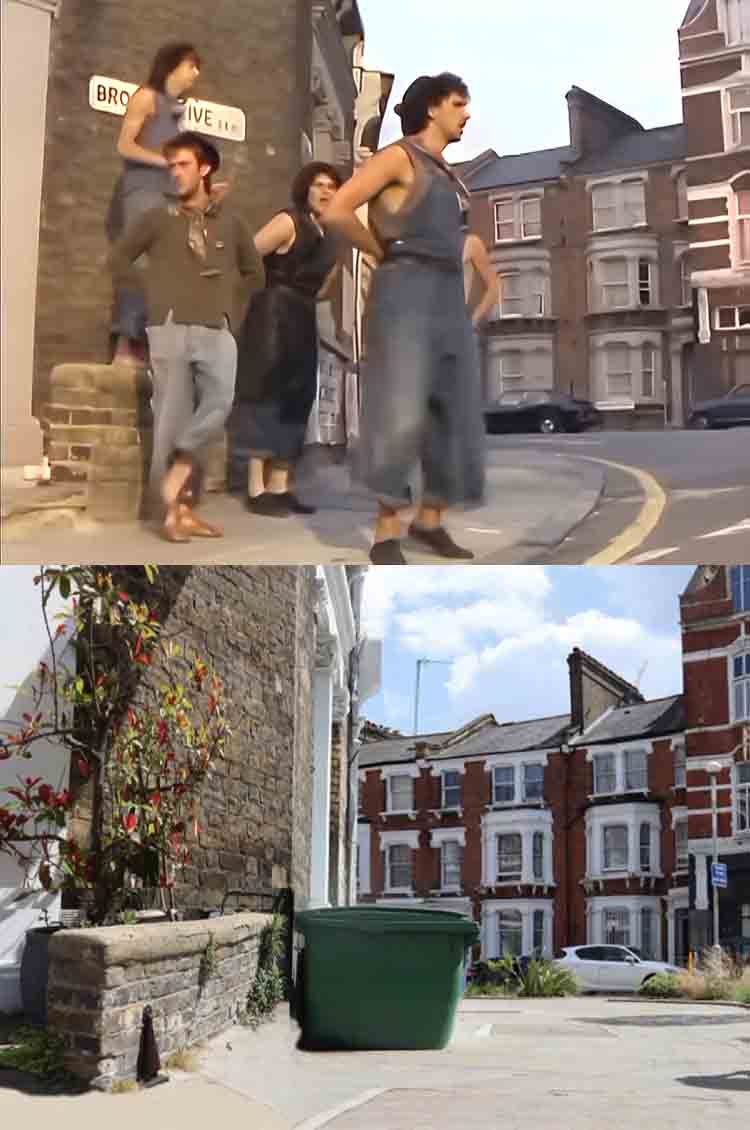 Filming location from the Dexys Midnight Runners music video for the song Come On Eileen.