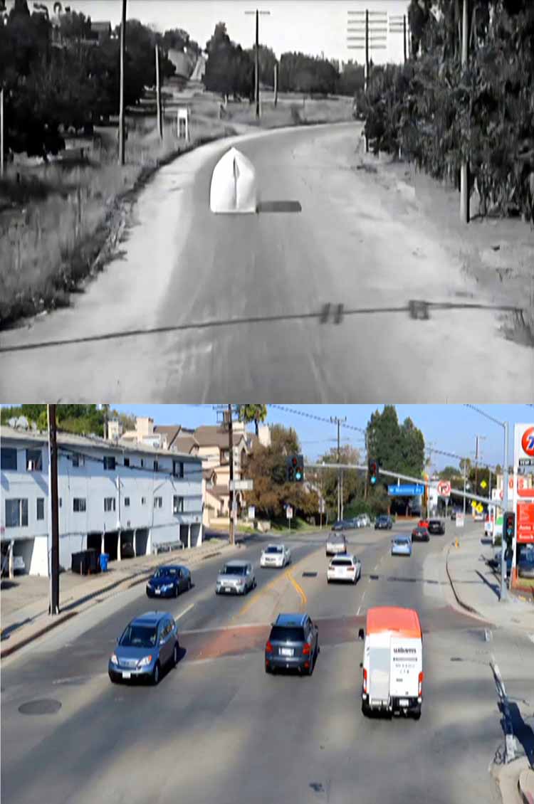 Filming location from the movie Get Out And Get Under starring Harold Lloyd.