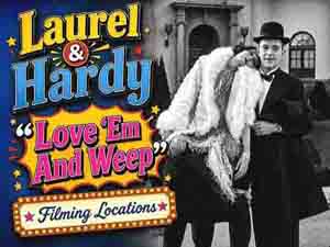 Title card from the 1927 Laurel and Hardy movie Love 'Em And Weep.