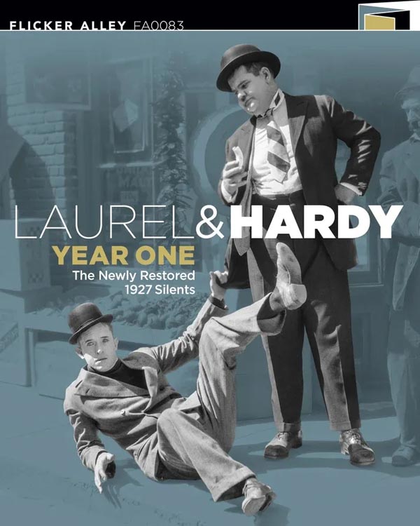 Laurel and Hardy The Restored Silents Year One Blu-ray.