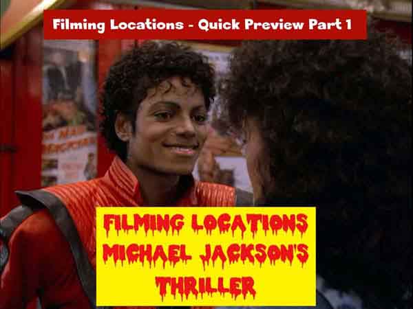 Filming location from the music video for the song Thriller by Michael Jackson.