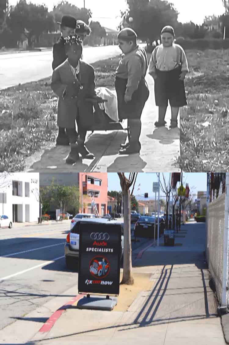 Filming location from the Our Gang / The Little Rascals movie Spook Spoofing.