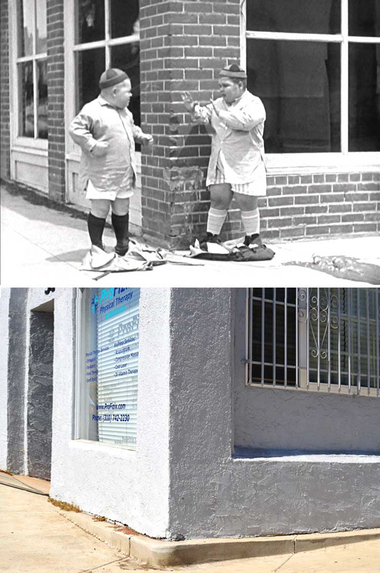 Filming location from the Our Gang / The Little Rascals movie Boxing Gloves.
