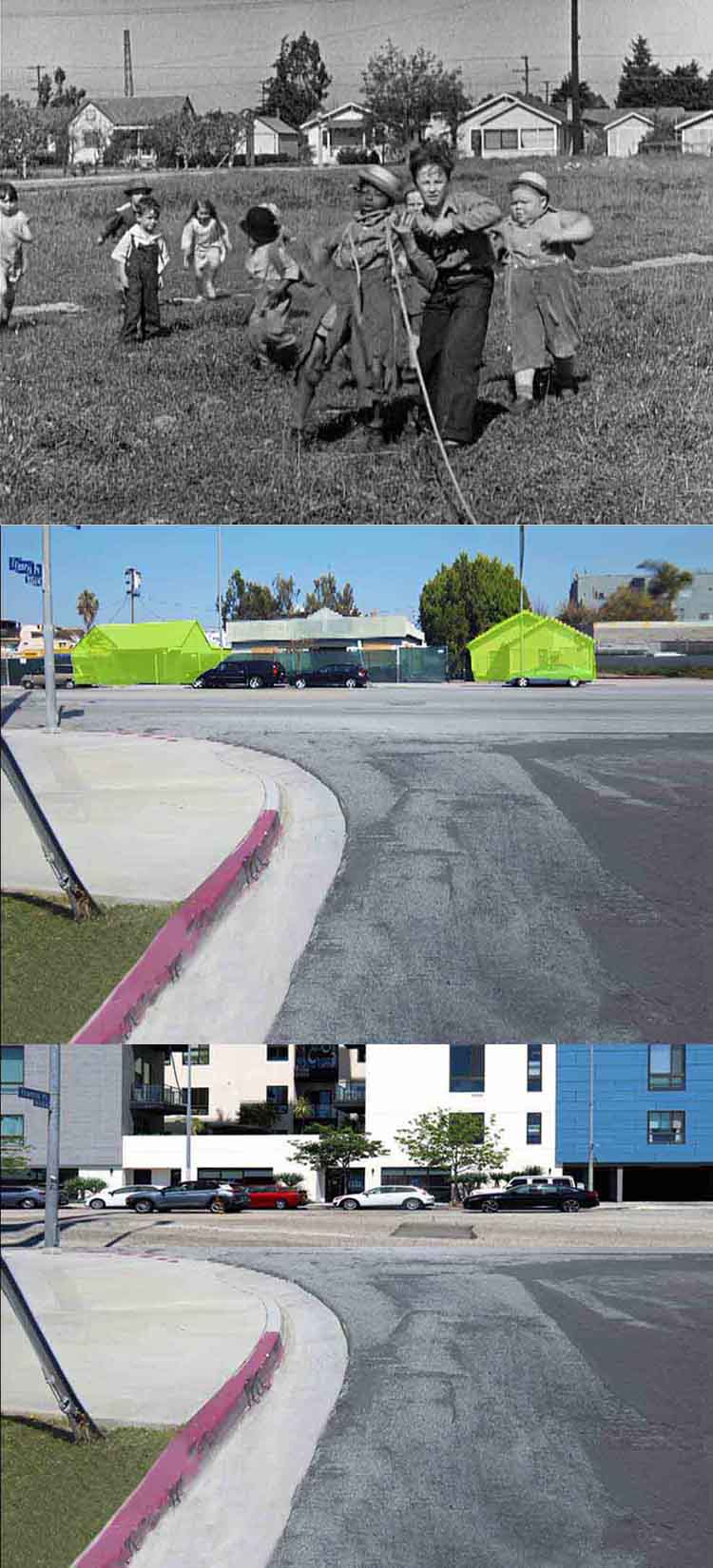 Filming location from the Our Gang / The Little Rascals movie Fly My Kite.