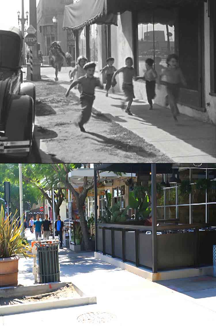 Filming location from the Our Gang / The Little Rascals movie The Kid From Borneo.