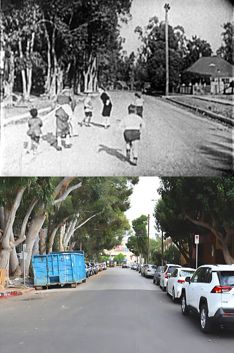 Filming location from the Our Gang / The Little Rascals movie The Love Bug.