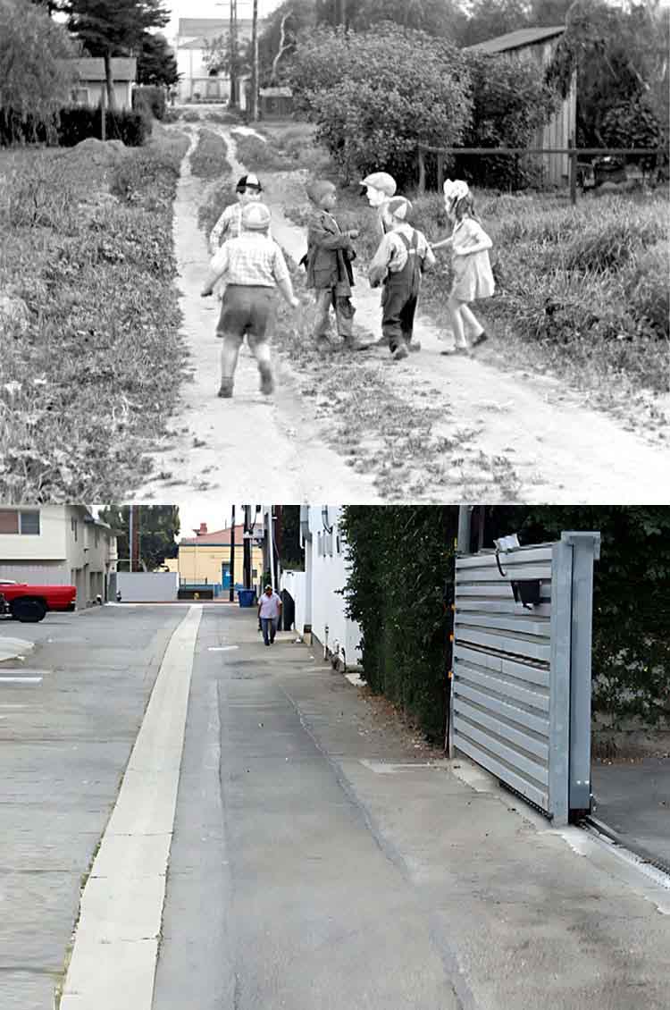 Filming location from the Our Gang / The Little Rascals movie The Pooch.