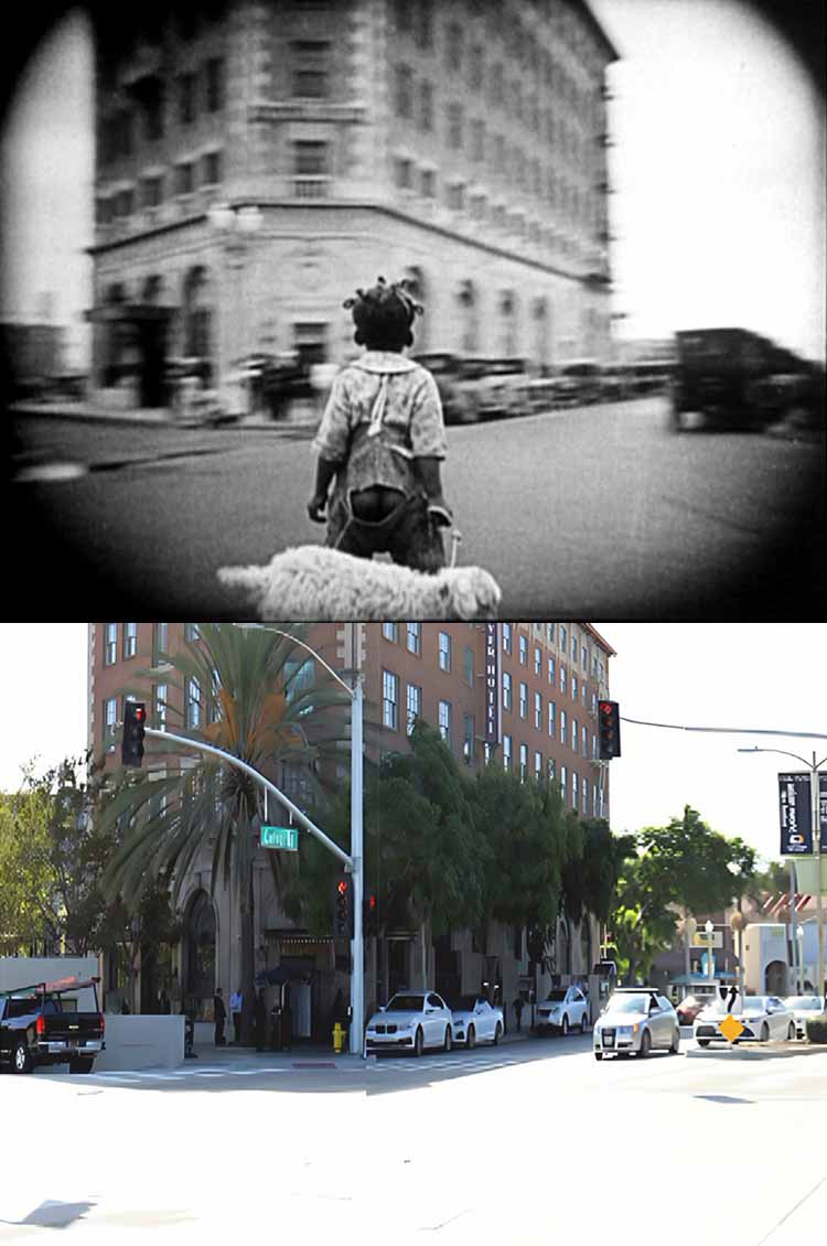 Filming location from the 1925 Our Gang / The Little Rascals movie Your Own Back Yard.