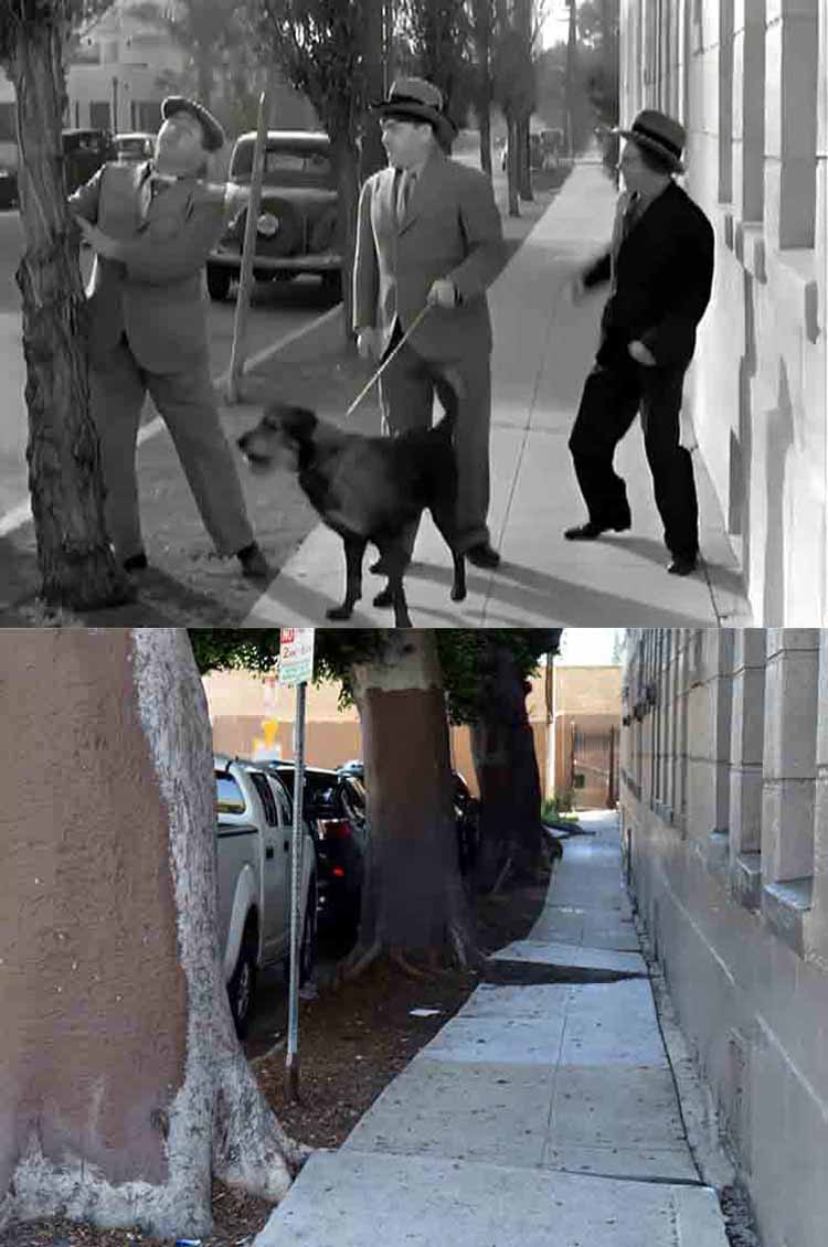 Filming location from the movie Calling All Curs starring The Three Stooges.