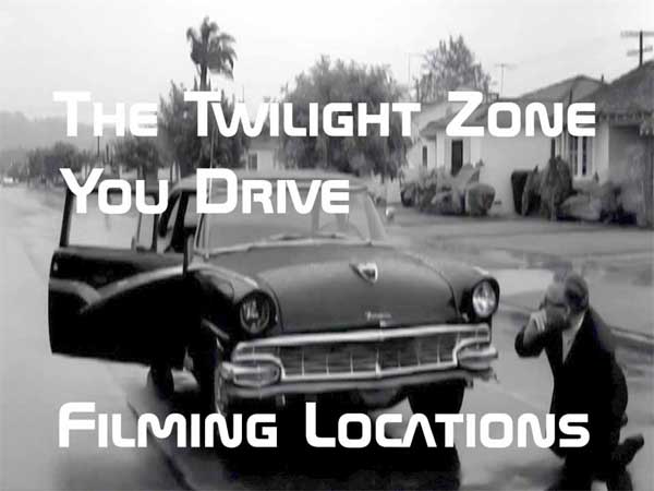 Filming location from the episode You Drive from the TV series The Twilight Zone.