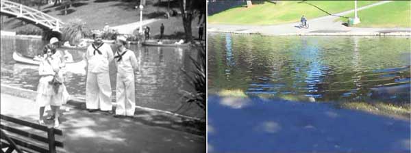 One of the hundreds of filming location photos from Laurel and Hardy movies.