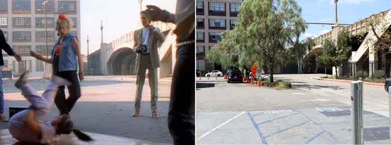 Then and now look at a scene from the music video for the Madonna song Borderline.