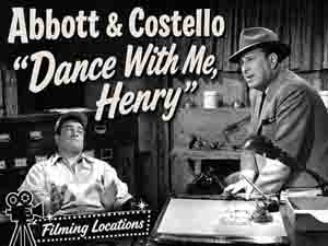 Title card from the movie Dance With Me, Henry starring Abbott and Costello.
