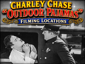 Title card from the Charley Chase movie Outdoor Pajamas.
