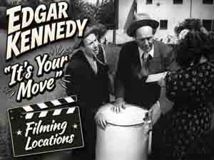 Title card from the movie It's Your Move starring Edgar Kennedy.