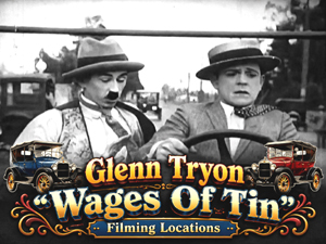 Title card from the movie Wages Of Tine starring Glenn Tryon.