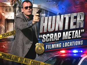 Title card from the episode Scrap Metal from the TV series Hunter.