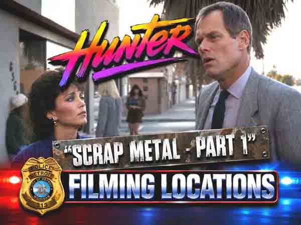 Title card from the episode Scrap Metal from the TV series Hunter.