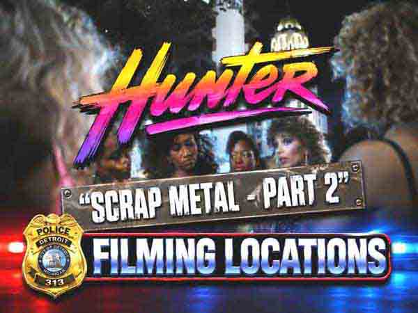 Title card from the episode Scrap Metal from the TV series Hunter.