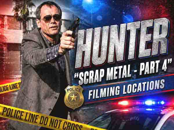 Title card from the episode Scrap Metal from the TV series Hunter.