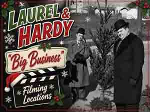 Title card from the Laurel and Hardy movie Big Business.