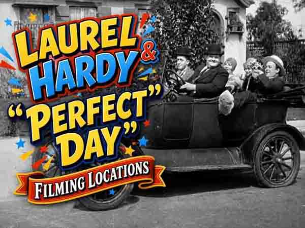 Title card from the Laurel and Hardy movie Perfect Day.