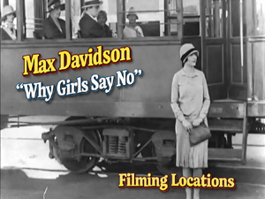 Title card from the movie Why Girls Say No starring Max Davidson.