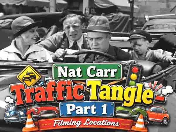 Filming locations from the movie Traffic Tangle starring Nat Carr.