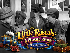 Title card from the Our Gang / The Little Rascals movie A Pleasant Journey.