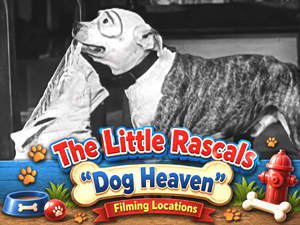 Title card from the Our Gang / The Little Rascals movie Dog Heaven.