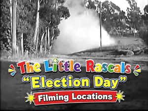 Title card from the Our Gang / The Little Rascals movie Election Day.
