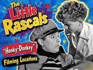 Title card from the Our Gang / The Little Rascals movie Honky-Donkey