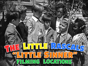 Title card from the Our Gang / The Little Rascals movie Little Sinner.