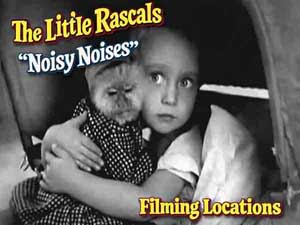 Title card from the Our Gang / The Little Rascals movie Noisy Noises.