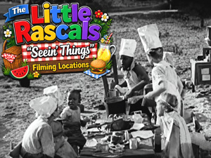 Title card from the Our Gang / The Little Rascals movie Seein' Things.
