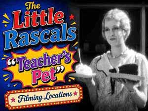 Title card from the Our Gang / The Little Rascals movie Teacher's Pet.