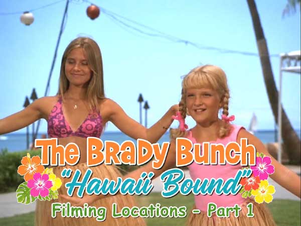 Title card from the episode Hawaii Bound from the TV series The Brady Bunch.