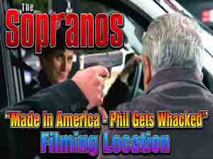 Title card from the episode Made In America or the scene where Phil Leotardo gets killed from the TV series The Sopranos.