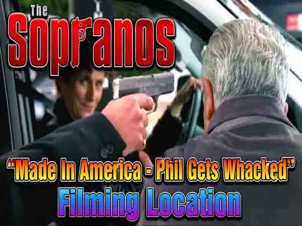 Filming location from scene where Phil Leotardo gets killed from the episode Made In America from the TV series The Sopranos.