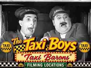 Title card from the movie Taxi Barons from The Taxi Boys series.