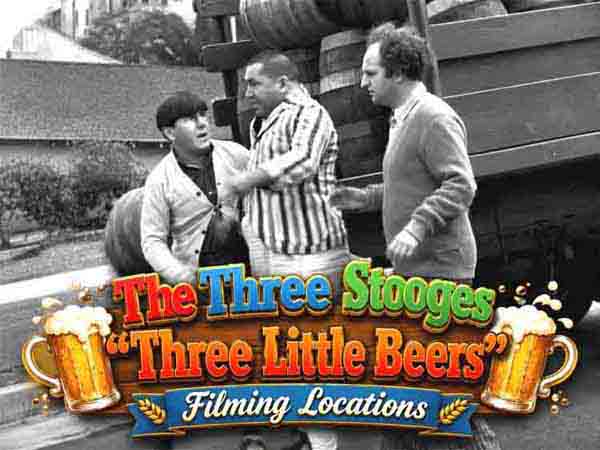 Title card from The Three Stooges movie Three Little Beers.