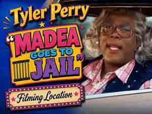 Title card from the movie Madea Goes To Jail starring Tyler Perry.